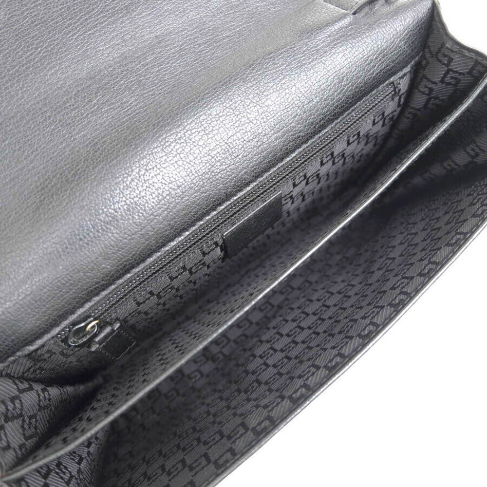 GUCCI Clutch Bag Calfskin Leather Flap - Picture 8 of 9